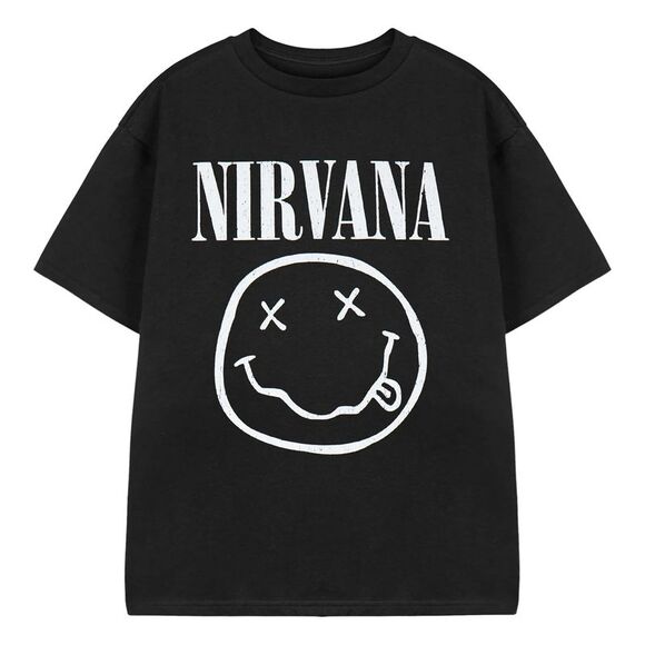 Nirvana Other - Nirvana Boys Logo Short-Sleeved T-Shirt / Black